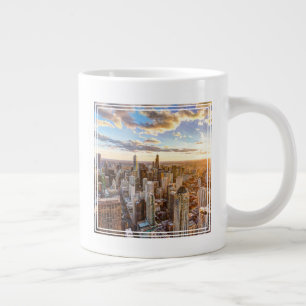 Grande Tasse Coucher de soleil sur Chicago