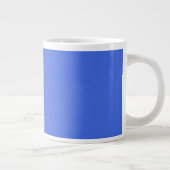 Grande Tasse Couleur solide bleue royale | Classique | Élégant (Droite)