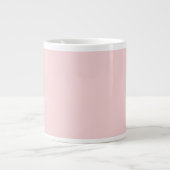 Grande Tasse Couleur solide rose pâle (Devant)