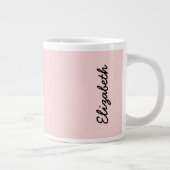 Grande Tasse Couleur solide rose pâle (Droite)