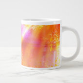 Grande Tasse couleur transparente art arrière - plan jaune, ora (Droite)