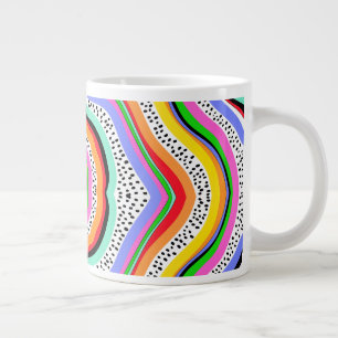 Grande Tasse Couleurs arc-en-ciel