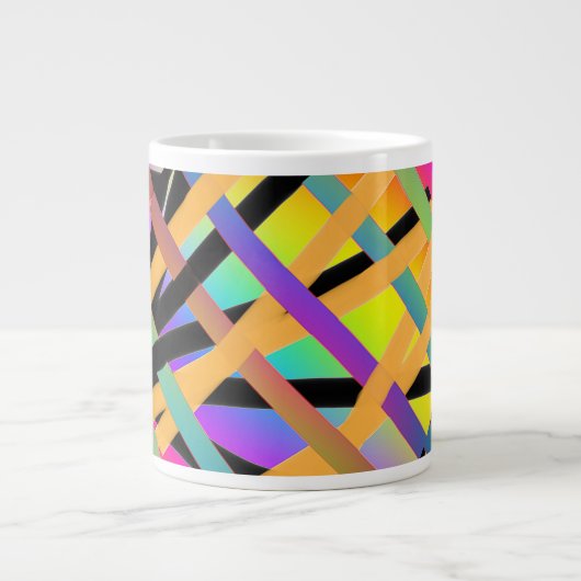 Grande Tasse Couleurs Entrelacées (Devant)