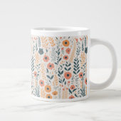 Grande Tasse Couleurs lumineuses mignonnes Florales été (Droite)