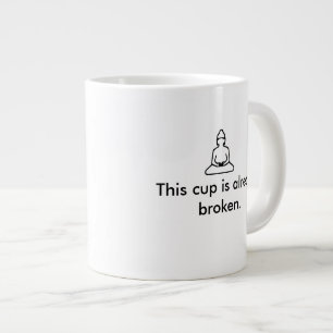 Grande Tasse Coupe bouddhiste déjà cassée.