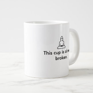 Grande Tasse Coupe bouddhiste déjà cassée.