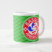 Grande Tasse Coupe d'Amérique basque Euskara Lauburu (Devant droit)