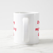 Grande Tasse Coupe de café (Dos)