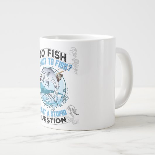 Grande Tasse Coupe de pêche (Devant droit)