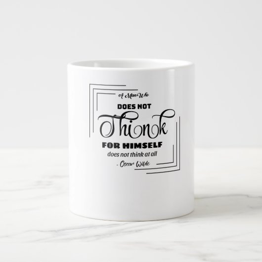 Grande Tasse Coupe de thé réfléchie (Devant)