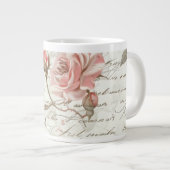 Grande Tasse Coupe de thé rose rose (Devant droit)