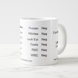 Grande Tasse Coupe du White Lab "Urinalysis"