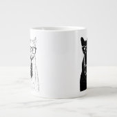 Grande Tasse Couple de chat (Devant)