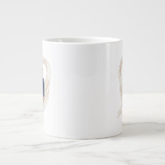 Grande Tasse Couple de mariés dessin animé mariée et mari