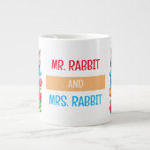 Grande Tasse # COUPLE Rabbit FOREVER ENSEMBLE, CUTE RABBIT (Devant)
