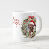 Grande Tasse Couronne de Noël de Vizsla en Hongrie (Devant droit)