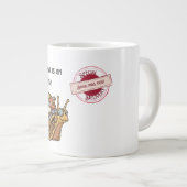Grande Tasse Courrier heureux de l'escargot Steampunk (Devant droit)