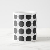 Grande Tasse Couvercles de trou en marbre noir (Devant)