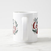 Grande Tasse Cozy Holiday Pine Berry Lettering (Dos)