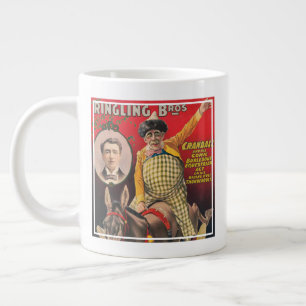 Grande Tasse Crandall Le Clown En Train D'Interpréter Sa Mule