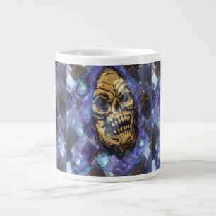 Grande Tasse crâne doré groovy