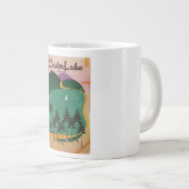 Grande Tasse Crater lake Canada Affiche de voyage (Devant droit)