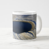 Grande Tasse Cratère aérienne Pingualuit, Québec, Canada. (Devant droit)