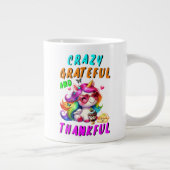 Grande Tasse Crazy Grateful Et Merci (Droite)