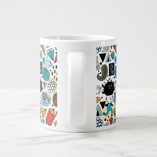 Grande Tasse Crazy head (Dos)