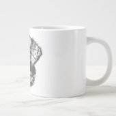 Grande Tasse Create Your Own Pet Dog Customized (Droite)