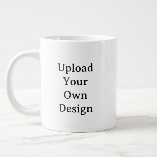 Grande Tasse Create Your Own Simple Custom Jumbo (Gauche)