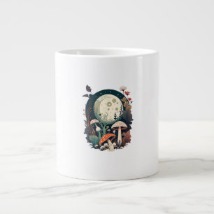 Grande Tasse Création de champignon esthétique Goblincore et Co