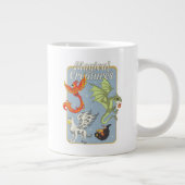 Grande Tasse Créatures Magiques Graphisme Vintage (Droite)