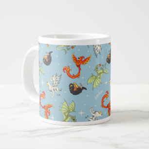 Grande Tasse Créatures Magiques Motif Vintage