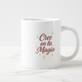 Grande Tasse Cree en la Magia ✨ | Elegant Gold Christmas Design (Droite)