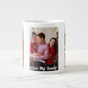 Grande Tasse Créer votre propre photo de famille personnalisée