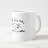 Grande Tasse Créez Votre Propre (Devant droit)