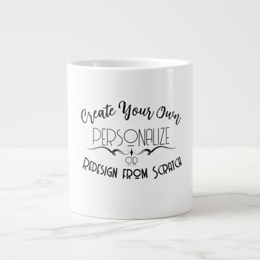 Grande Tasse Créez Votre Propre (Devant)
