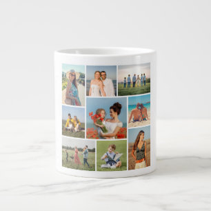 Grande Tasse Créez votre propre collage de 9 photos