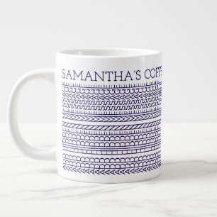 Grande Tasse Créez votre propre message long caché 148BW