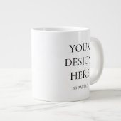 Grande Tasse Créez votre propre personnalisation (Devant droit)
