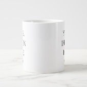 Grande Tasse Créez votre propre personnalisation (Devant)