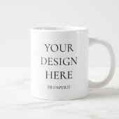 Grande Tasse Créez votre propre personnalisation (Droite)