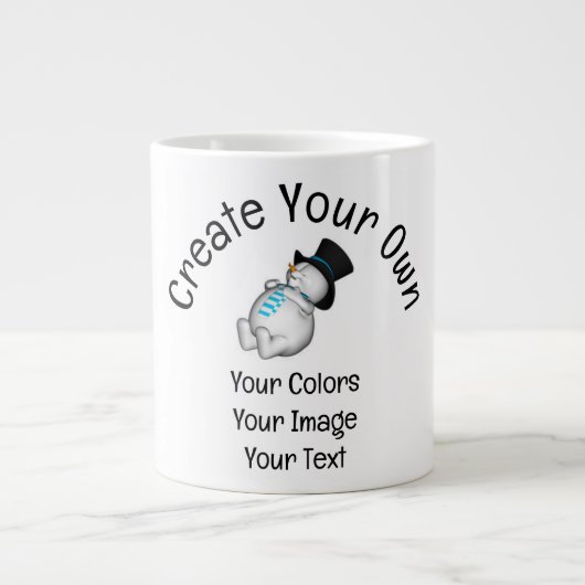Grande Tasse Créez votre propre personnalisation (Devant)
