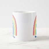 Grande Tasse Créez votre propre professeur moderne Rainbow (Devant)