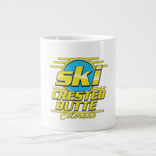Grande Tasse Crested Butte Colorado logo des années 80