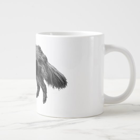 Grande Tasse Crimson Lick, Coupe chaude (Droite)