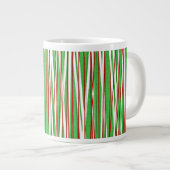 Grande Tasse Crise de Noël, rouge et vert (Devant droit)