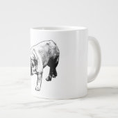 Grande Tasse Crisp Noel Bulldog (Devant droit)