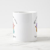 Grande Tasse Crochet Yarn Personnalisé (Devant)